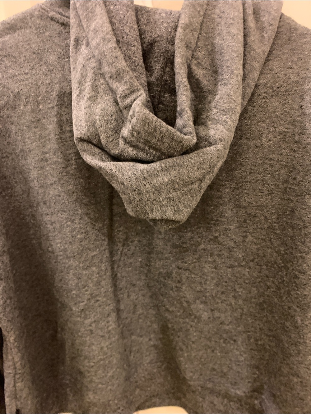Calvin Klein Women’s Large Cropped Gray cK Logo Hooded Pullover - Picture 4 of 4
